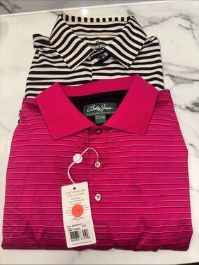 Bobby Jones Striped Polo Shirts